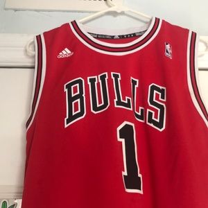 Rose bulls nba jersey
